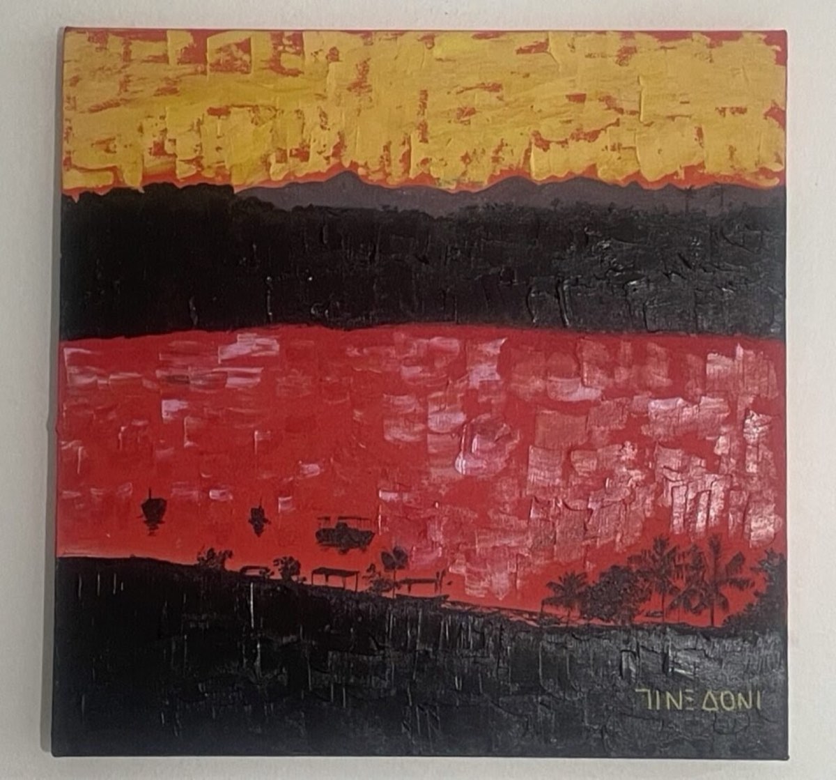 Pintura Entardecer Benevente